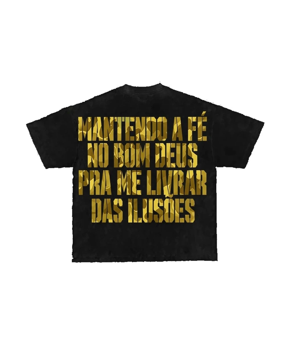 Mantendo a Fé — Preto e Amarelo