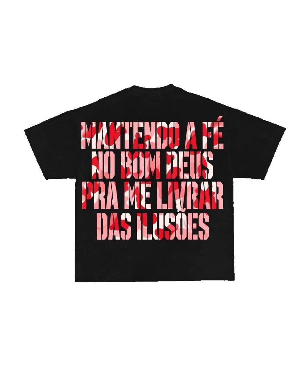 Mantendo a Fé — Preto e Vermelho
