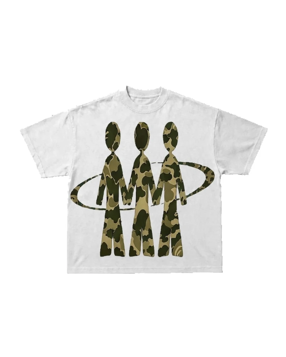 Trio Camuflado — Branco e Verde