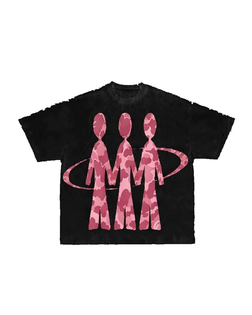 Trio Camuflado — Preto e Rosa