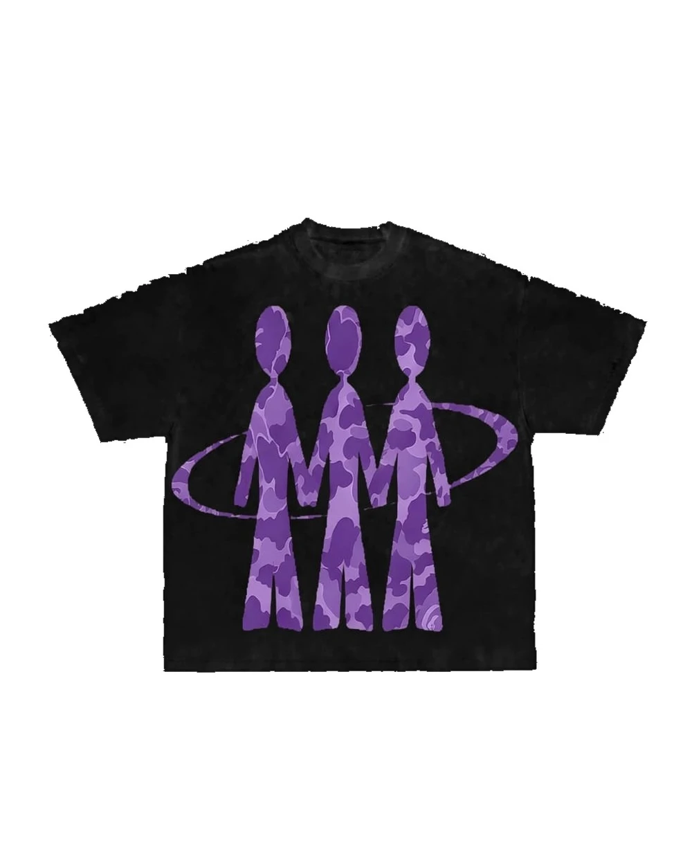 Trio Camuflado — Preto e Roxo