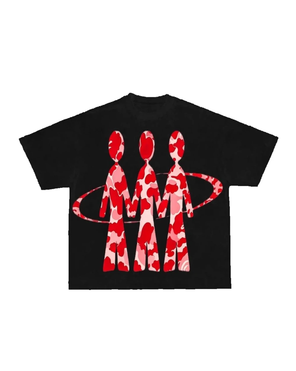 Trio Camuflado — Preto e Vermelho